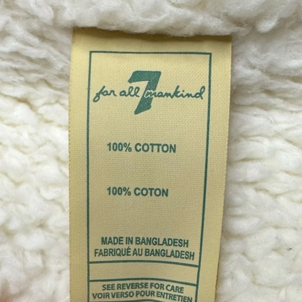 7 for all Mankind Pink Ribbed Puffer‎ Coat Sherpa Lined Jacket Girls 24M